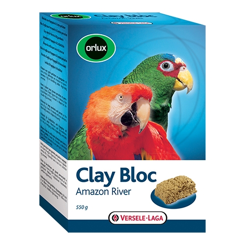 Versele - laga - Clay Bloc Amazon River - Глинен блок за средни и големи папагали 550 гр. 