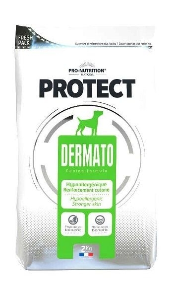 Pro-Nutrition Flatazor Protect Dermato - Пълноценна хипоалергенна храна за кучета с дерматологични нарушения 2 кг