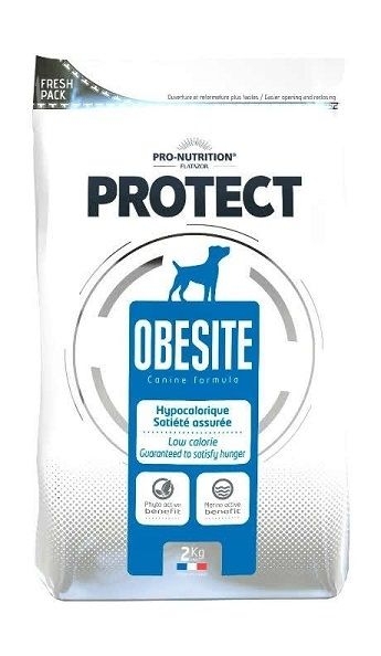 Pro-Nutrition Flatazor Protect Obesite - Пълноценна диетична храна за кучета с наднормено тегло 2 кг