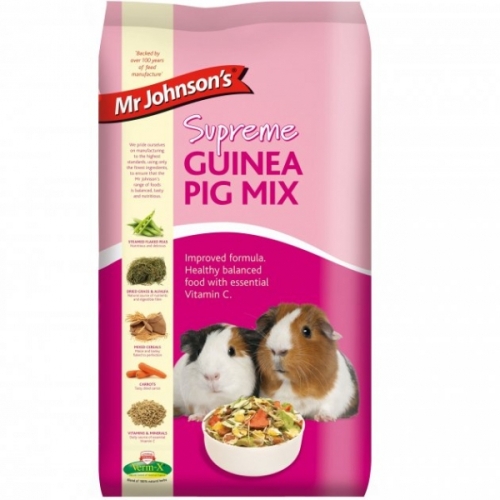 Mr Johnson`s Supreme Guinea Pig Mix - Пълноценна храна - микс за морски свинчета 15 кг.