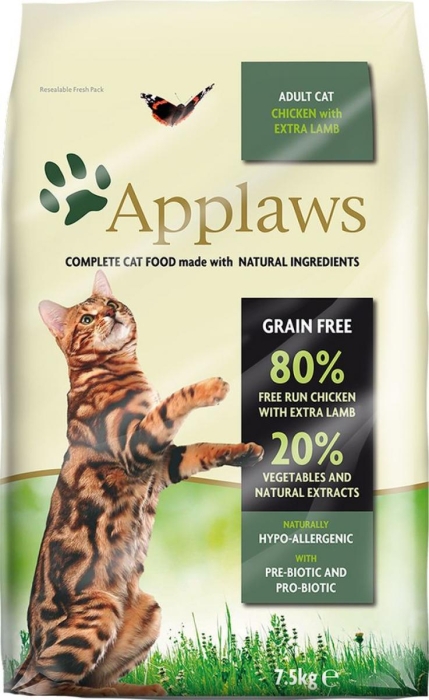Applaws Adult Cat Chicken with Lamb - 7,5 кг.