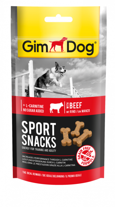 GimDog Sport Snacks – Лакомства за куче, мини кокалчета с говеждо 