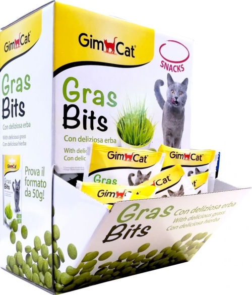 Gimpet GrasBits - Котешка трева на таблетки - 25бр 