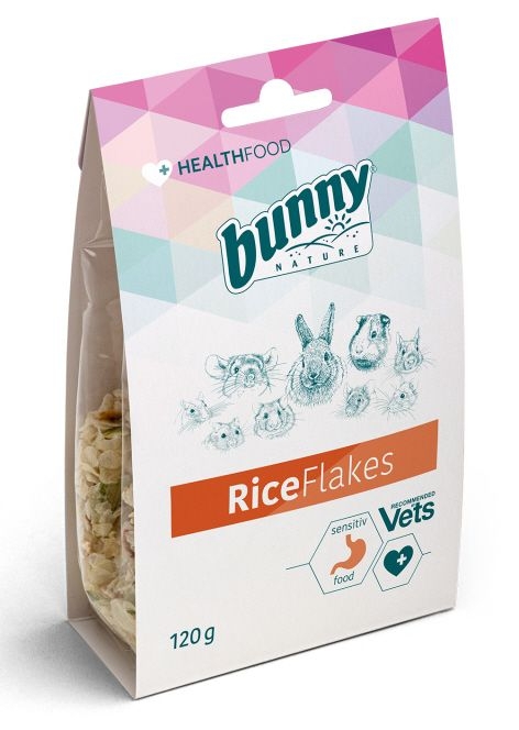 Bunny Nature HEALTHFOOD RiceFlakes - Оризови люспи , 120 гр.