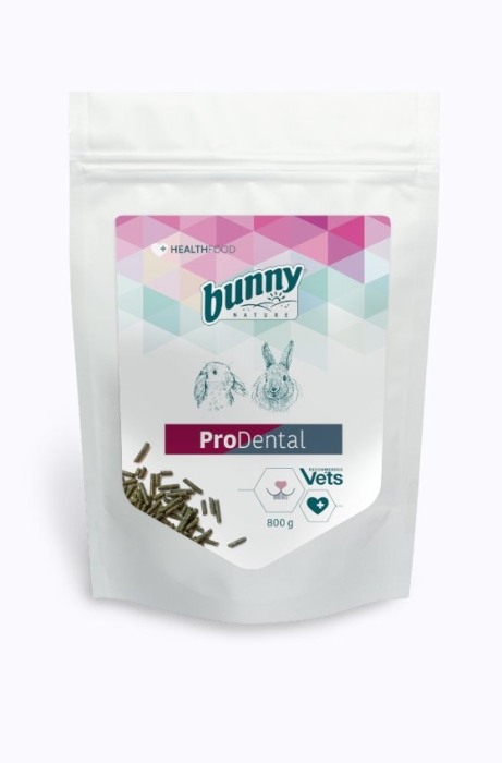 Bunny Nature ProDental - Пълноценна храна за мини зайчета при проблеми със зъбите, 800 гр.