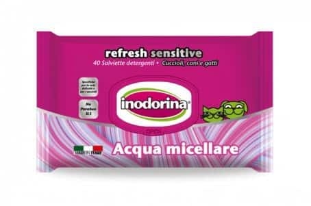 Inodorina - Refresh Sensitive - Мокри кърпички с мицеларна вода