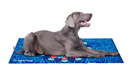 FreeDog Cool Bed - Охлаждаща постелка за куче, мандала 50x40 см.