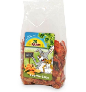 JR Farm - Натурални резенчета от моркови за гризачи, 125 гр.