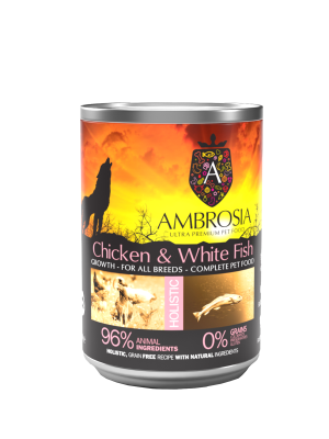   Ambrosia Chicken & White Fish • Puppy & Growth